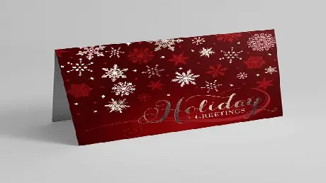 Business Style Greeting Card - Merry Christmas