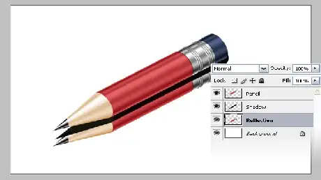 Here How to Create a Super Shiny Pencil Icon