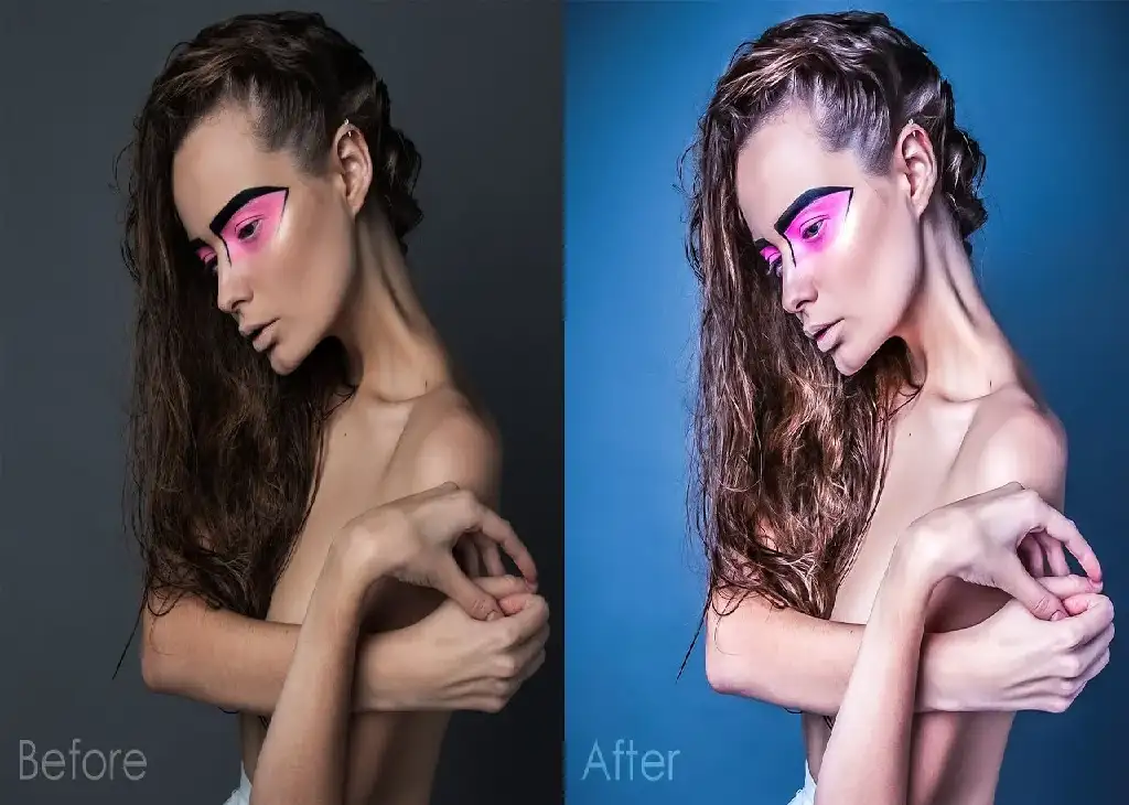 Creating Fashion Contrast Photo Effect