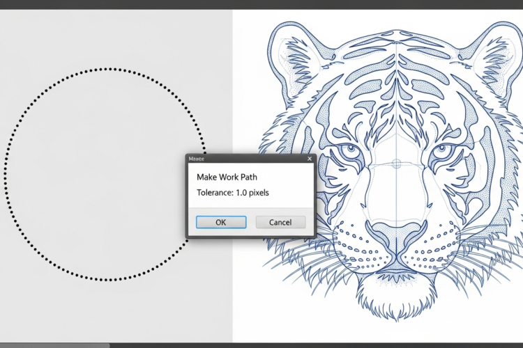 Create Path from Selection in Photoshop